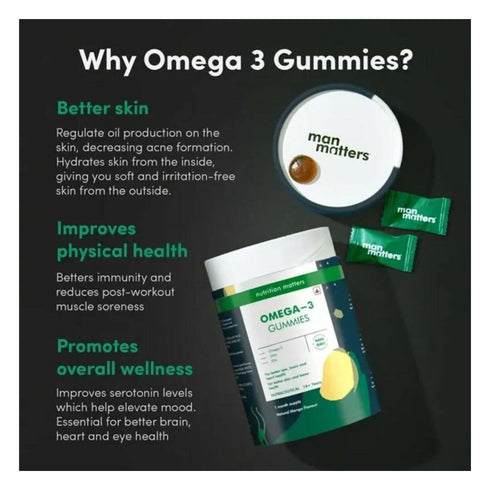 Man Matters Omega 3 Gummies
