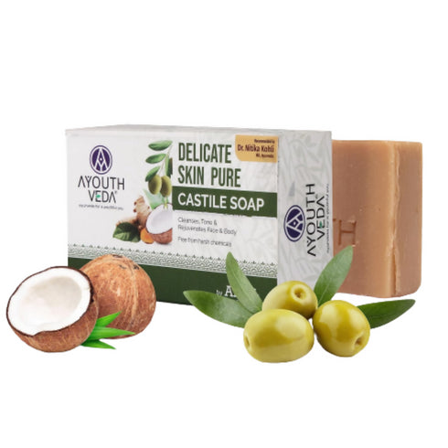 Ayouthveda Delicate Skin Pure Castile Soap