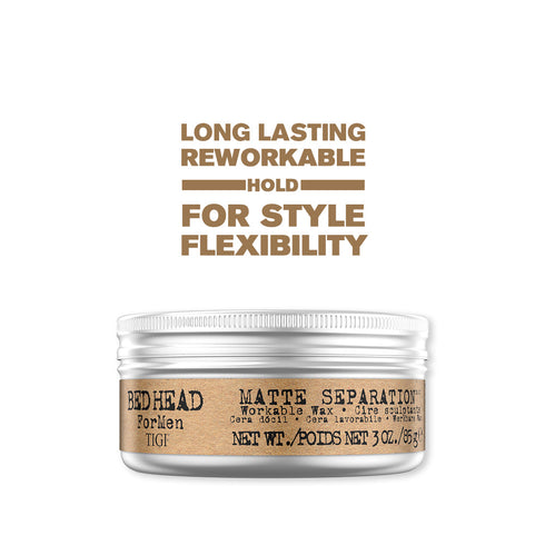 Tigi Bed Head Men Matte Separation Workable Hair Wax 85g
