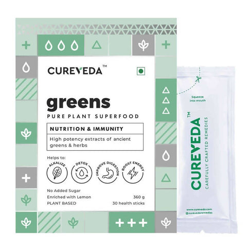 Cureveda Greens Pure Plant Superfood 30 sachets 360gm