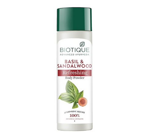 Biotique Basil & Sandalwood Refreshing Body Powder 150g