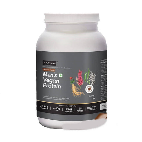 Kapiva Men's Vegan Protein | Chocolate Flavour