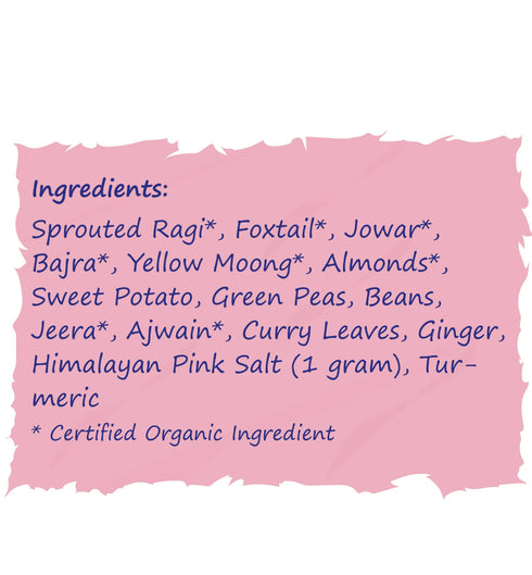 TummyFriendly Foods Organic Millet Khichdi Mix With Vegetables for Toddler Cereal