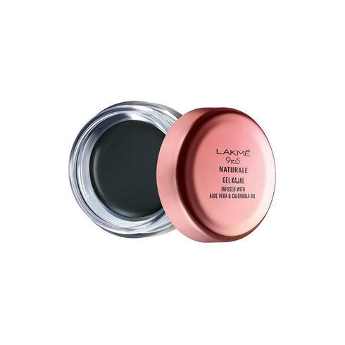 Lakme 9To5 Naturale Gel Kajal | Black
