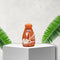 Mitticool Clay Triangle White Panting Swans Design Water Bottle 300 ml