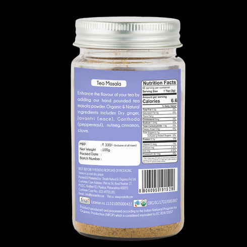 Praakritik Organic Tea Masala
