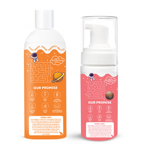 Tiny Mighty Kids Cleansing Pack Body Wash + Foam Body Wash