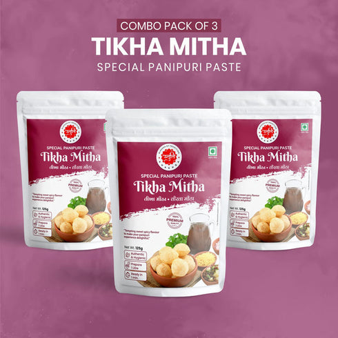 Stuti Khakhra Tikha Mitha Panipuri Paste Pack Of 3