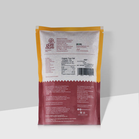Pure & Sure Organic Toor Dal