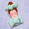 The Face Shop Mint Green Fluffy Headband & Scrunchie