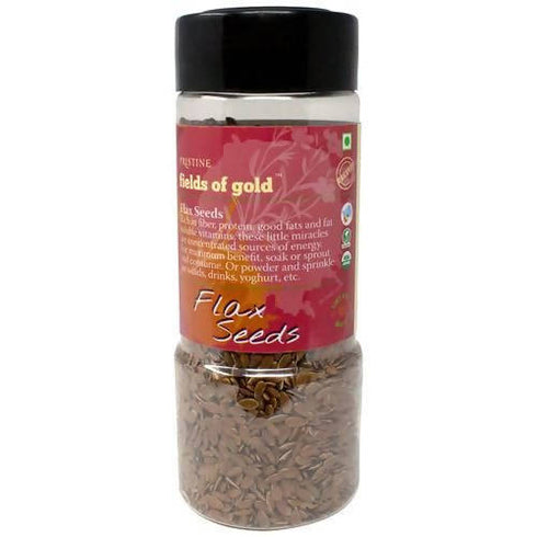 Pristine Fields of Gold | Flax Seeds Jar
