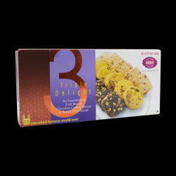 Karachi bakery Triple Delight 600g (Fruit, Chocolate Cashew, Badam Pista Biscuits)