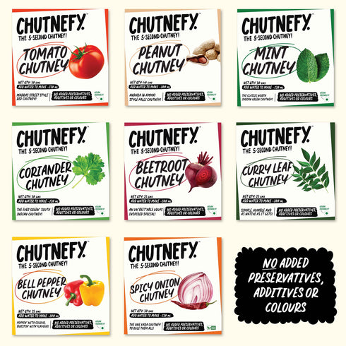 Chutnefy Ultimate Chutney Combo | 8 Chutneys