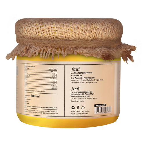 Jiva Ayurveda A2 Gir Desi Cow Ghee