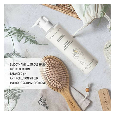 Green And Beige Moisturaise Fortifying Hair Cleanser