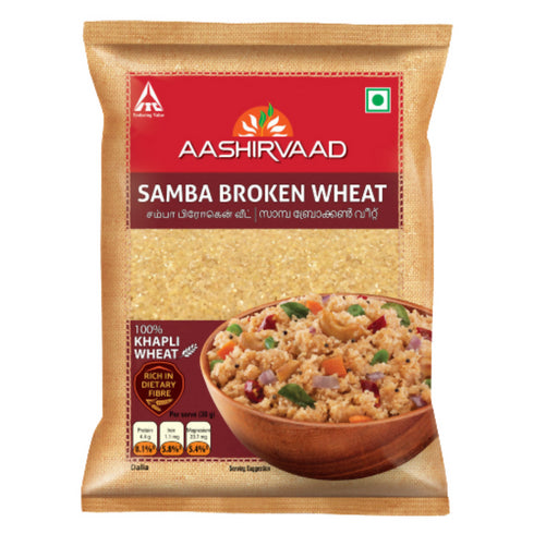 Aashirvaad Samba Broken Wheat Rava