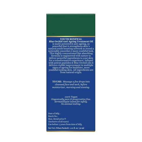 Biotique Youth Renewal Blue Orchid Anti-Ageing Treatment Oil 30ml