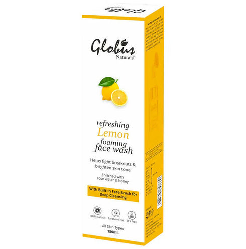 Globus Naturals Lemon Foaming Face Wash