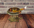 Brass Oil Lamp Deepak On Tortoise 0.135kg