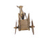 Brass Bull Cart Statue 0.38Kg