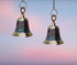 Brass Hanging Pooja Bell Blue Color 0.893Kg