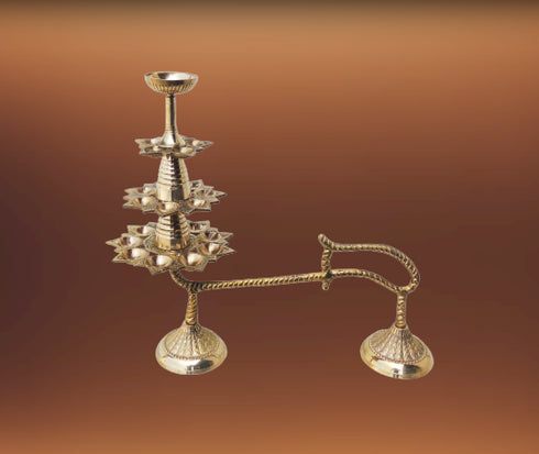 Brass Ganga Arti 21 Bati 1.4Kg