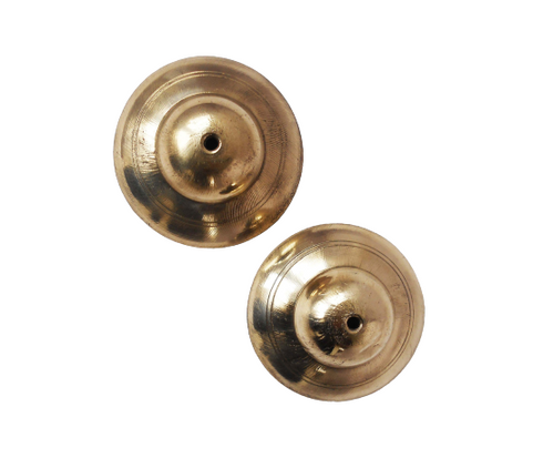 Brass Manjira With Brass Finish 0.34Kg