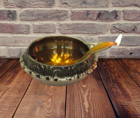Brass Table Oil Lamp Kuber Deepak 0.095kg