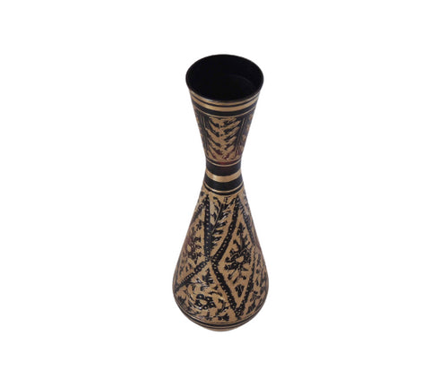 Brass Bottle Flower Pot Vase 0.445Kg