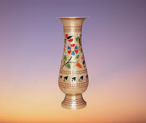 Brass Flower Pot Vase 0.39Kg