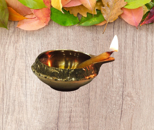 Brass Table Oil Lamp Kuber Deepak 0.04kg