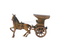 Brass Horse Cart Statue 0.48Kg