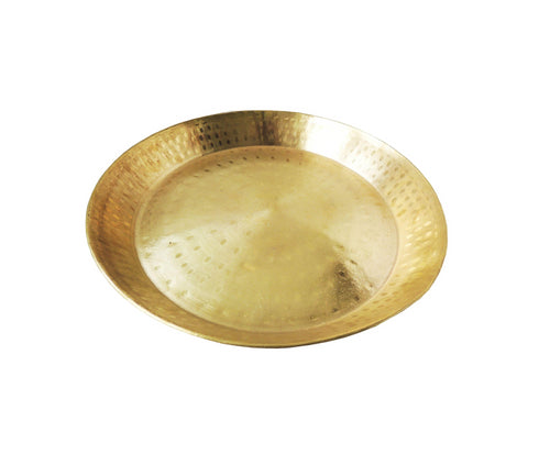Brass Parat Gahari Deep Thali 2.34Kg