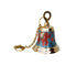 Brass Hanging Pooja Bell Blue Color 0.893Kg