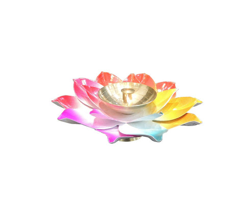 Brass Decorative Colourful Deepak 0.3Kg
