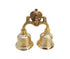 Brass Pooja 2 Combined Bell Double Ganti 0.64Kg