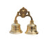 Brass Pooja 2 Combined Bell Double Ganti 0.64Kg