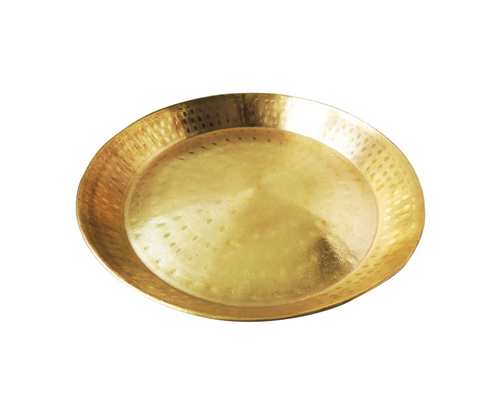 Brass Parat Gahari Deep Thali 1.46Kg