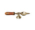 Brass Oil Lamp Deepak With Wooden Handle 0.05Kg