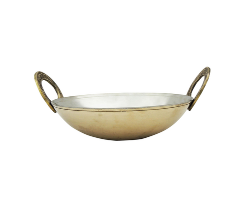 Brass Kadai With Kalai Work 1.01kg