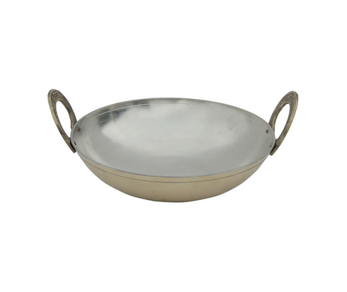 Brass Kadai With Kalai Work 1.21kg