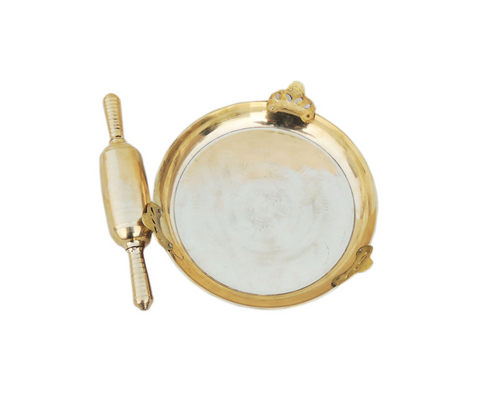 Brass Chakla Belan For Kitchen Purpose 0.36Kg
