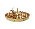 Brass Puja Thali Set With Multiple Items 1.155Kg