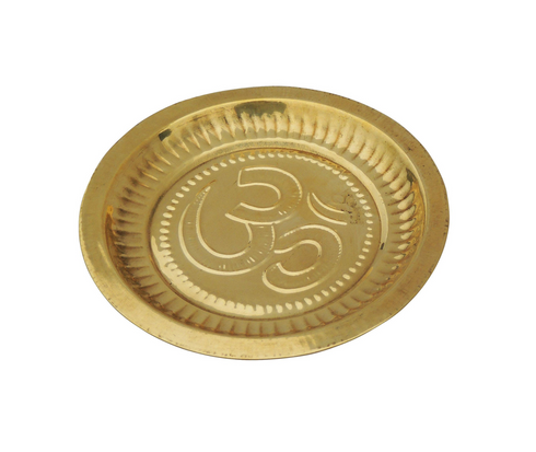 Brass Plate For Pooja 0.04kg