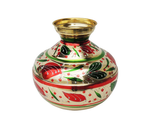 Brass Coloured Matka 1.38kg