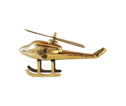 Brass Children Playing Helicopter 0.66Kg
