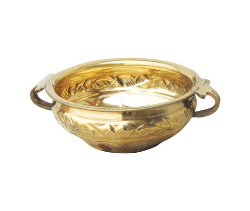 Brass Urli With Handwork 0.3Kg