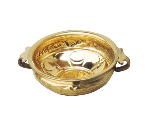 Brass Urli With Handwork 0.3Kg