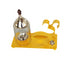 Iron and Brass Om Chimney Deepak Yellow 0.34Kg
