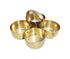 Brass Chokta Small 4 Bowl Combined 0.1kg